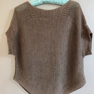 VINCE knitted cap sleeved top